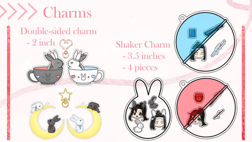 Charms and shakers